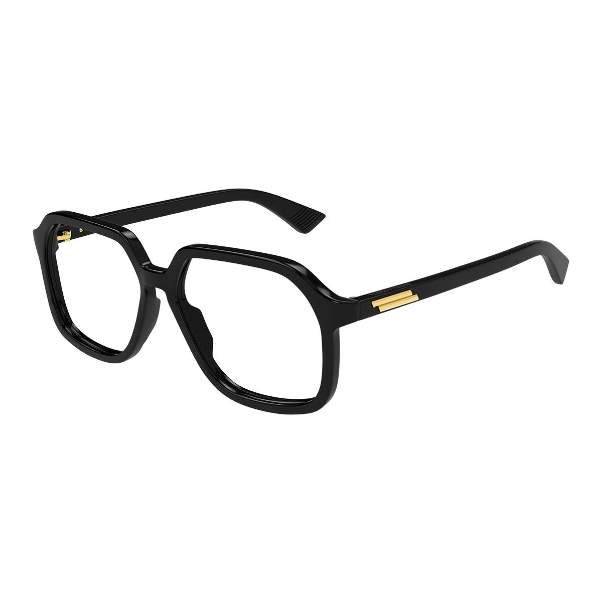 Bottega Veneta Occhiali da Vista BV1329O 001 Nero/Trasparente Unisex 2