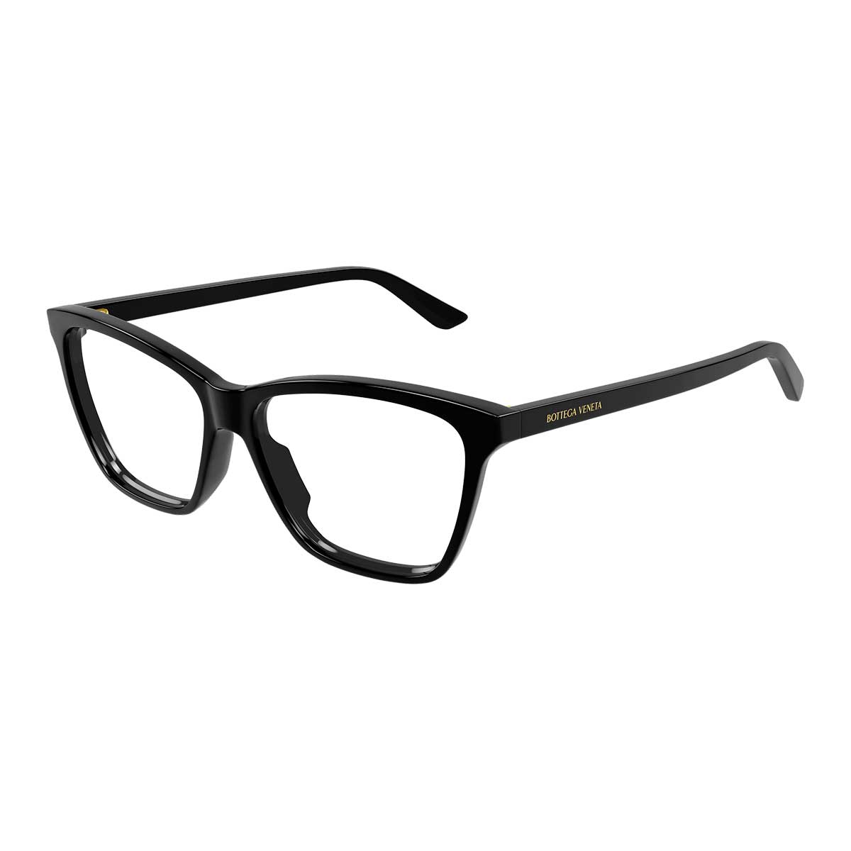 Bottega Veneta Occhiali da Vista BV1421O 001 Nero/Trasparente Donna 2