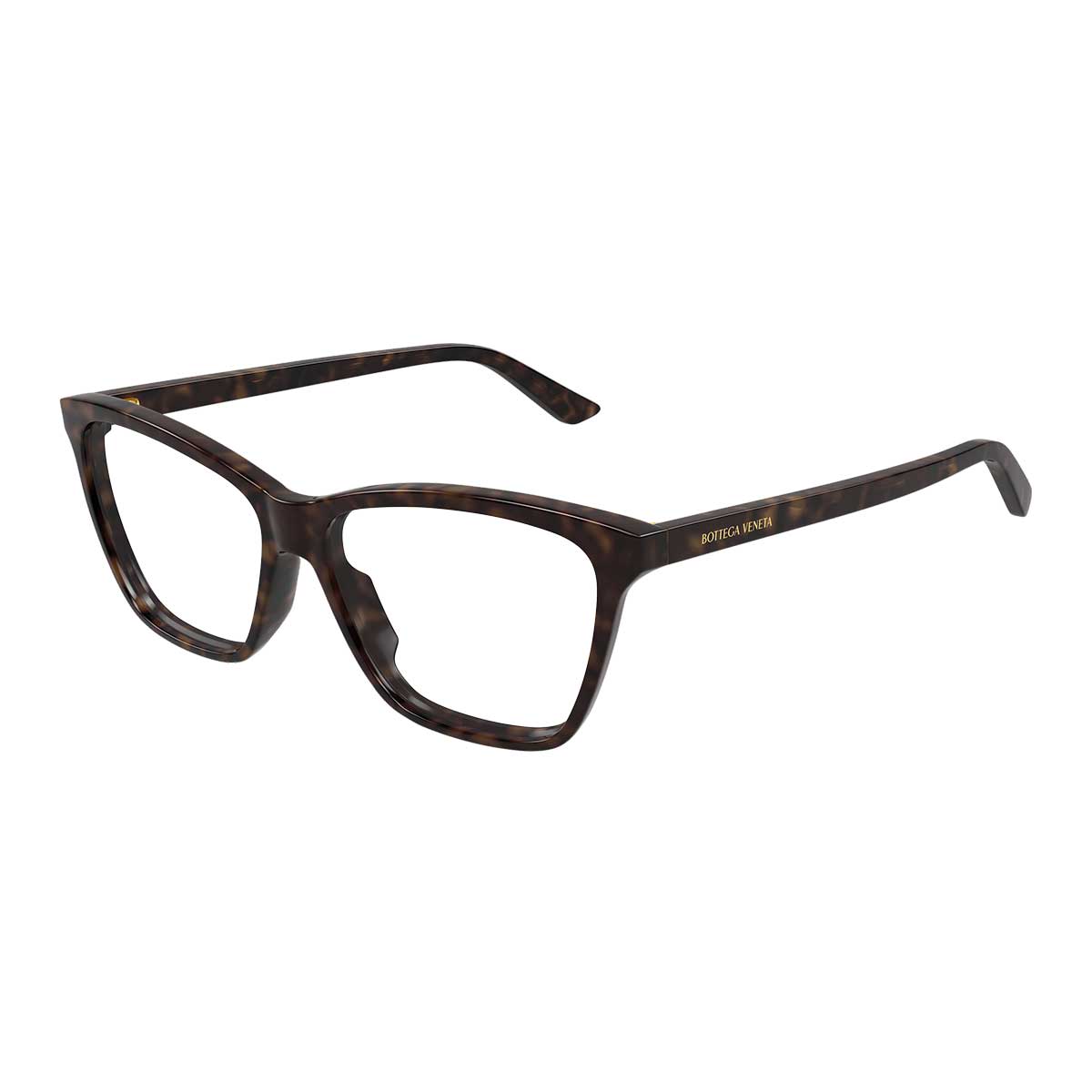 Bottega Veneta Occhiali da Vista BV1421O 002 Marrone/Trasparente Donna 2