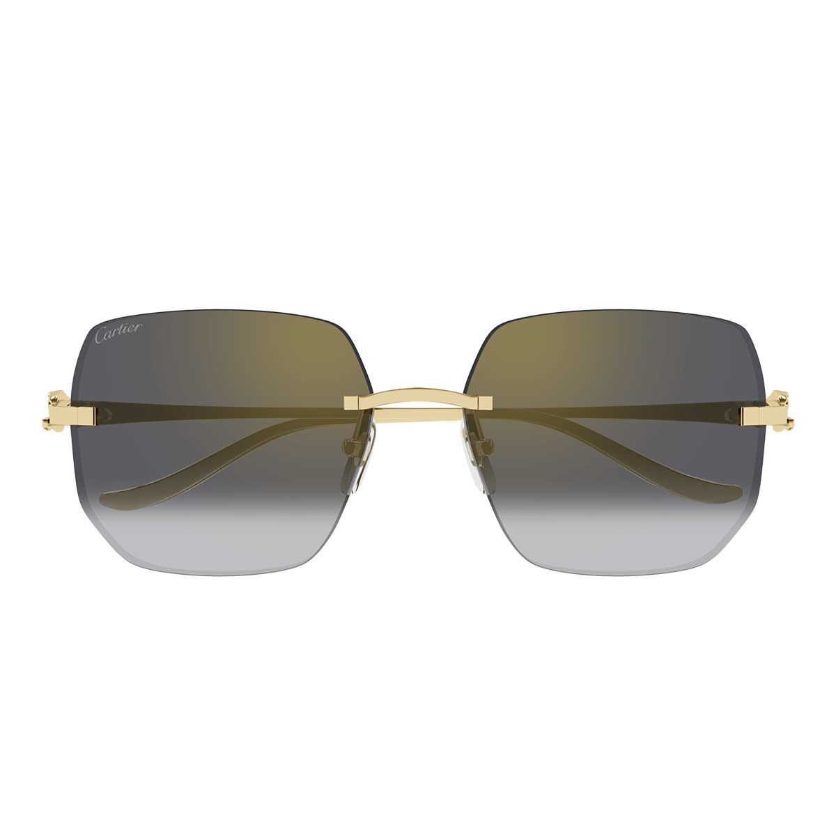 Cartier Occhiali da Sole  CT0549S 001 Oro/Grigio Donna