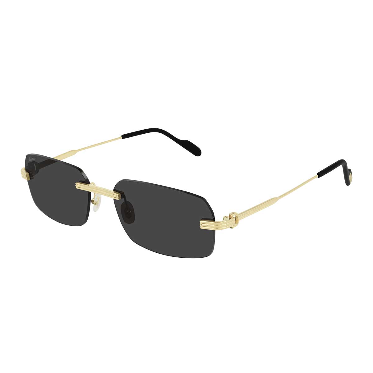 Cartier Occhiali da Sole CT0271S 001 Oro/Grigio Uomo