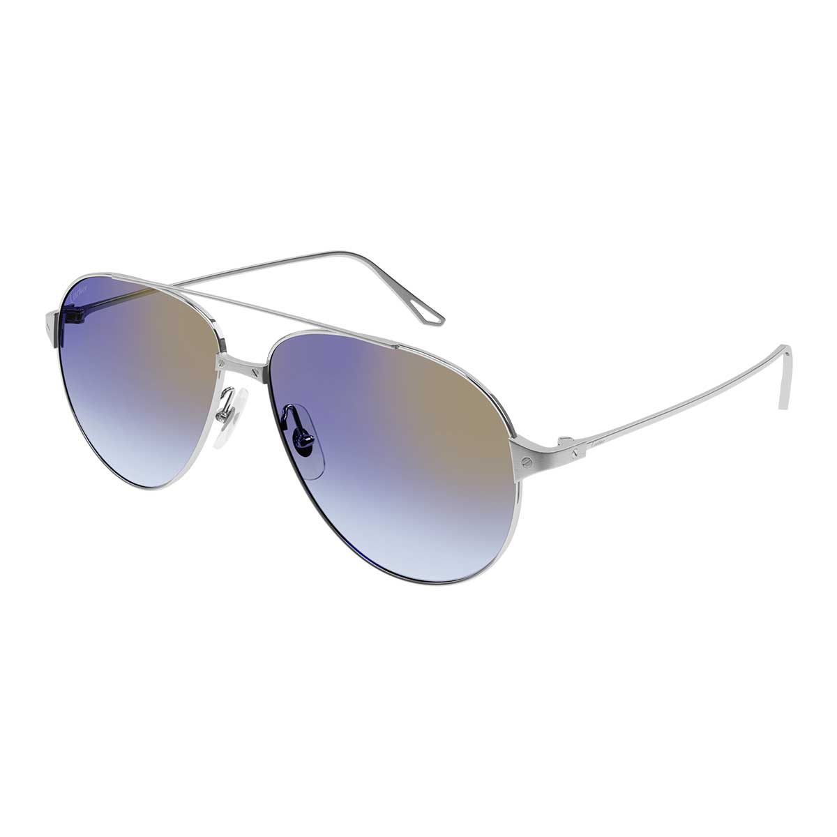 Cartier Occhiali da Sole CT0298S 010 Argento/Viola Donna