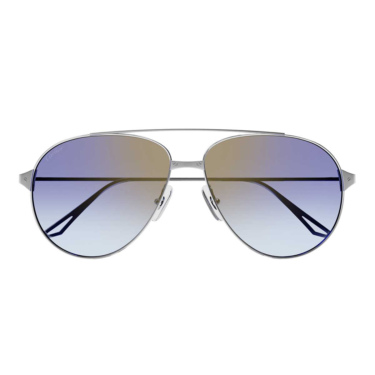 Cartier Occhiali da Sole CT0298S 010 Argento/Viola Donna