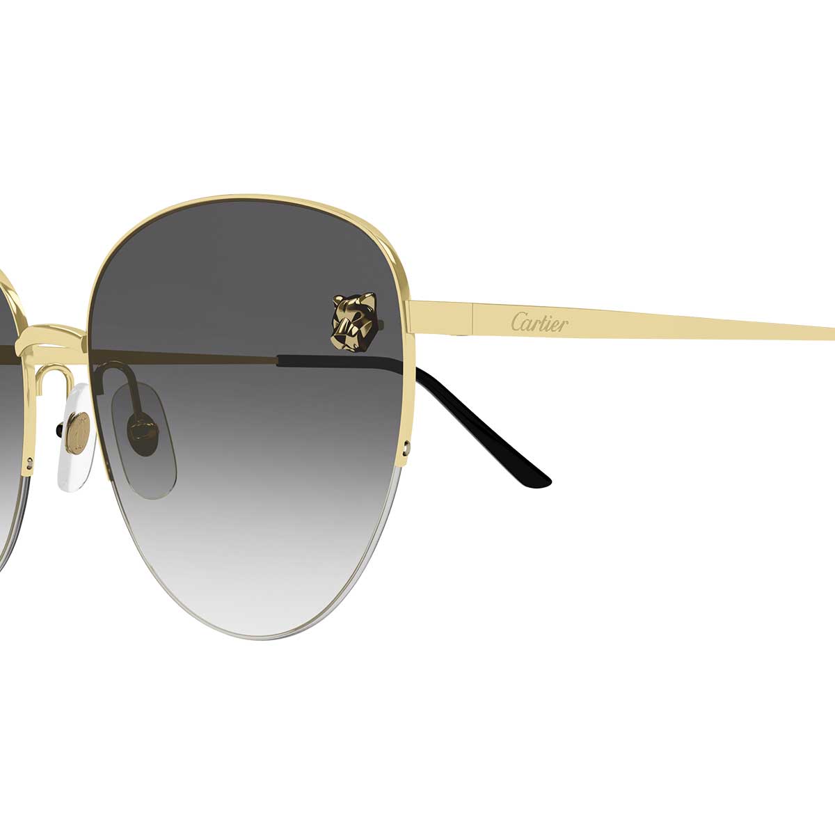 Cartier Occhiali da Sole CT0301S 001 Oro/Grigio Donna