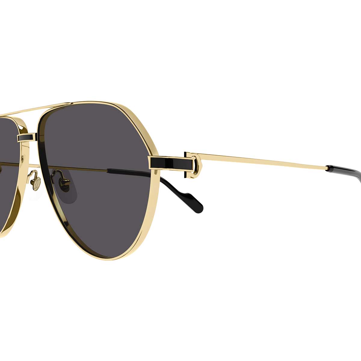 Cartier Occhiali da Sole CT0334S 001 Oro/Grigio Uomo 3