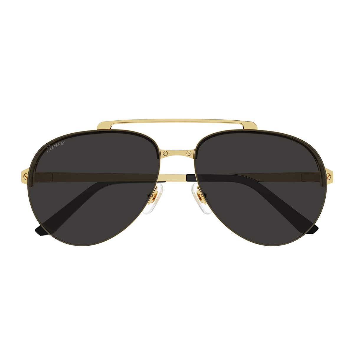 Cartier Occhiali da Sole CT0354S 001 Oro/Grigio Uomo