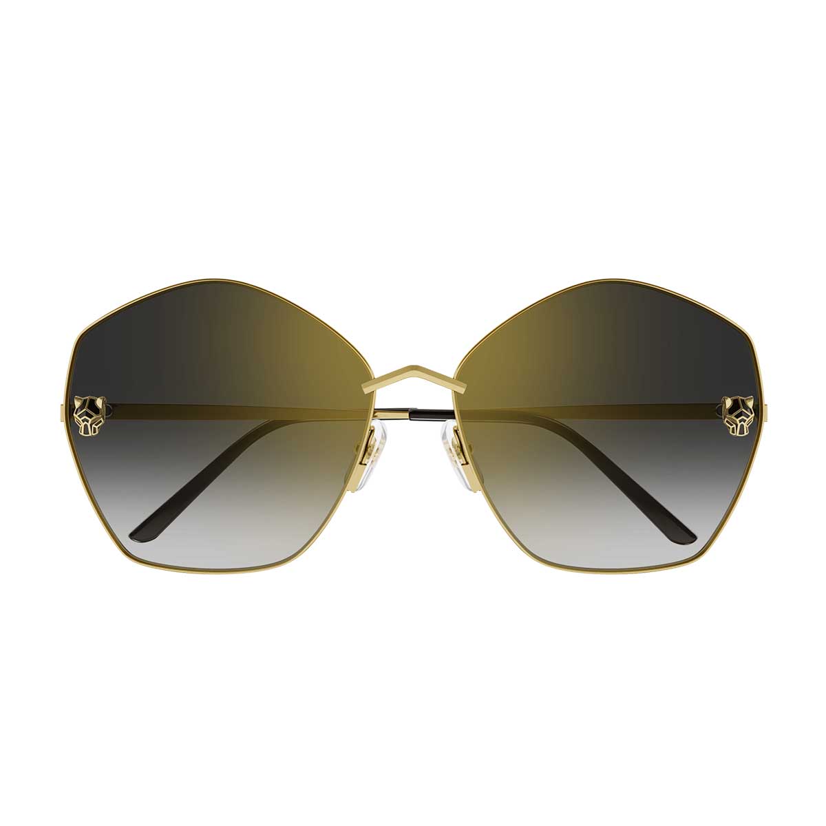 Cartier Occhiali da Sole CT0356S 001 Oro/Grigio Donna