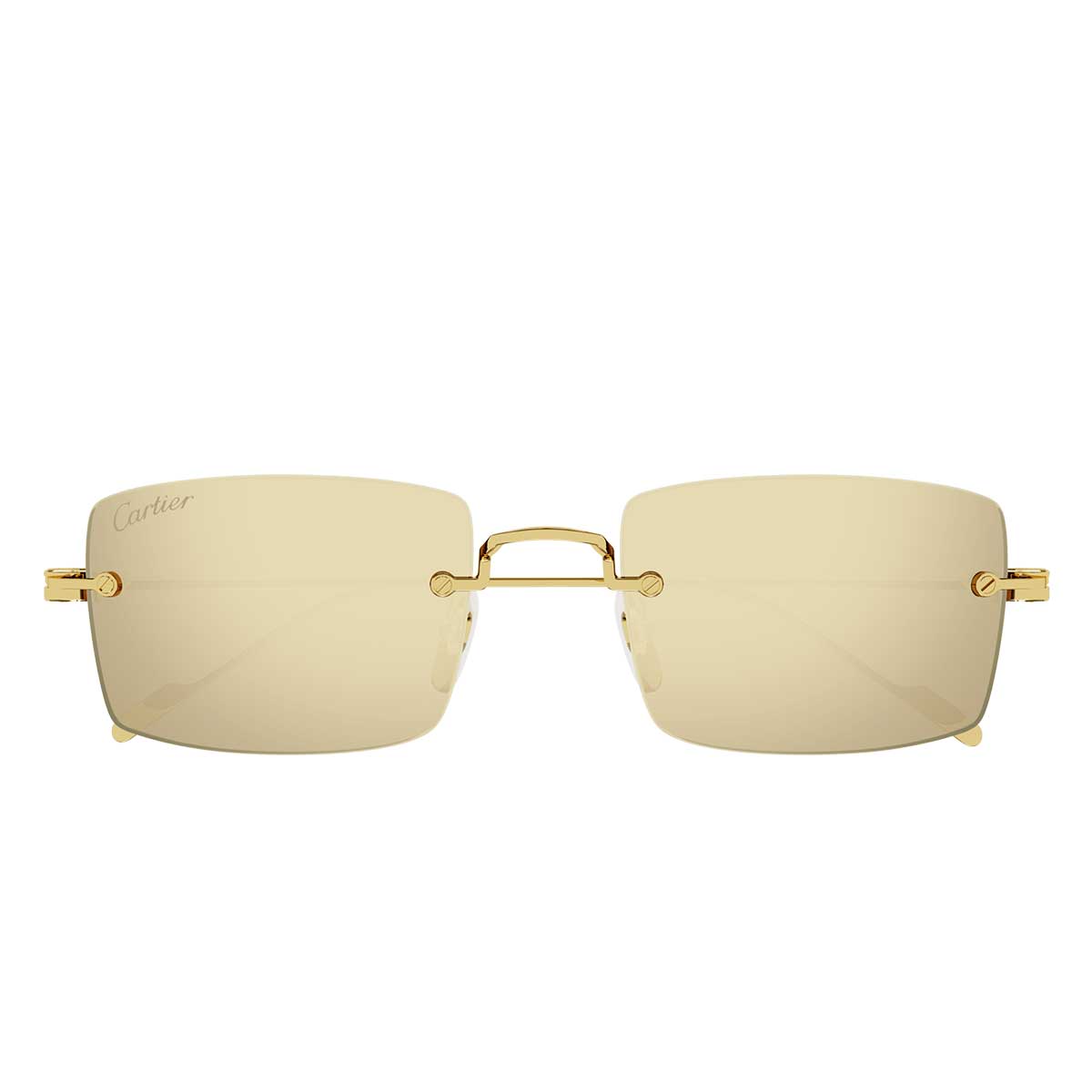 Cartier Occhiali da Sole CT0367S 002 Oro/Oro Uomo