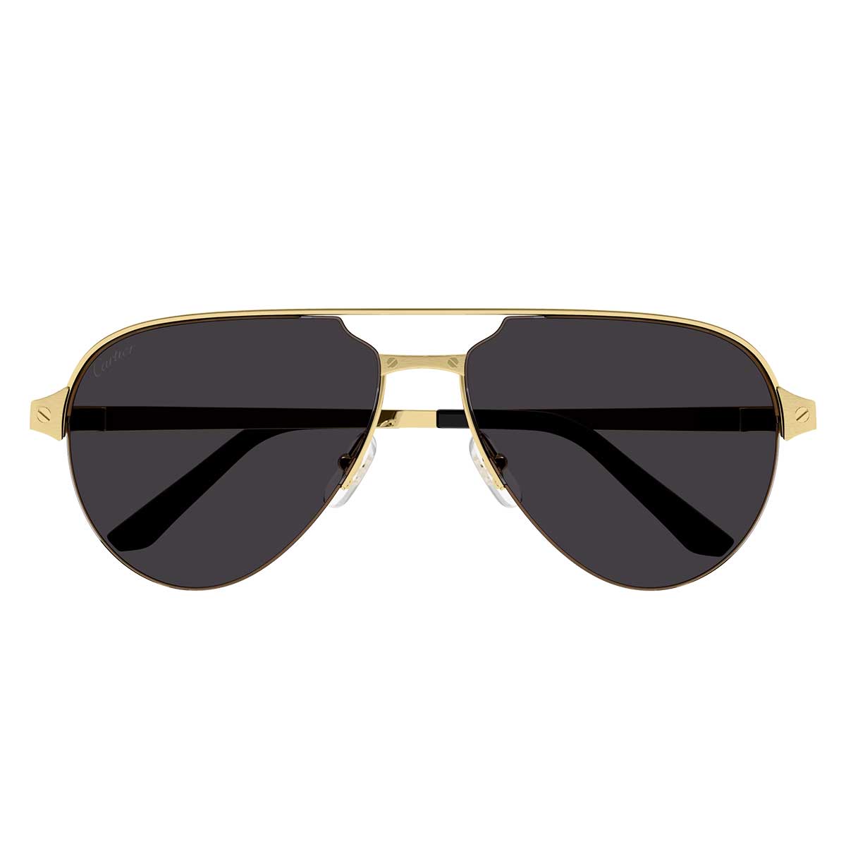 Cartier Occhiali da Sole CT0386S 001 Oro/Grigio Uomo