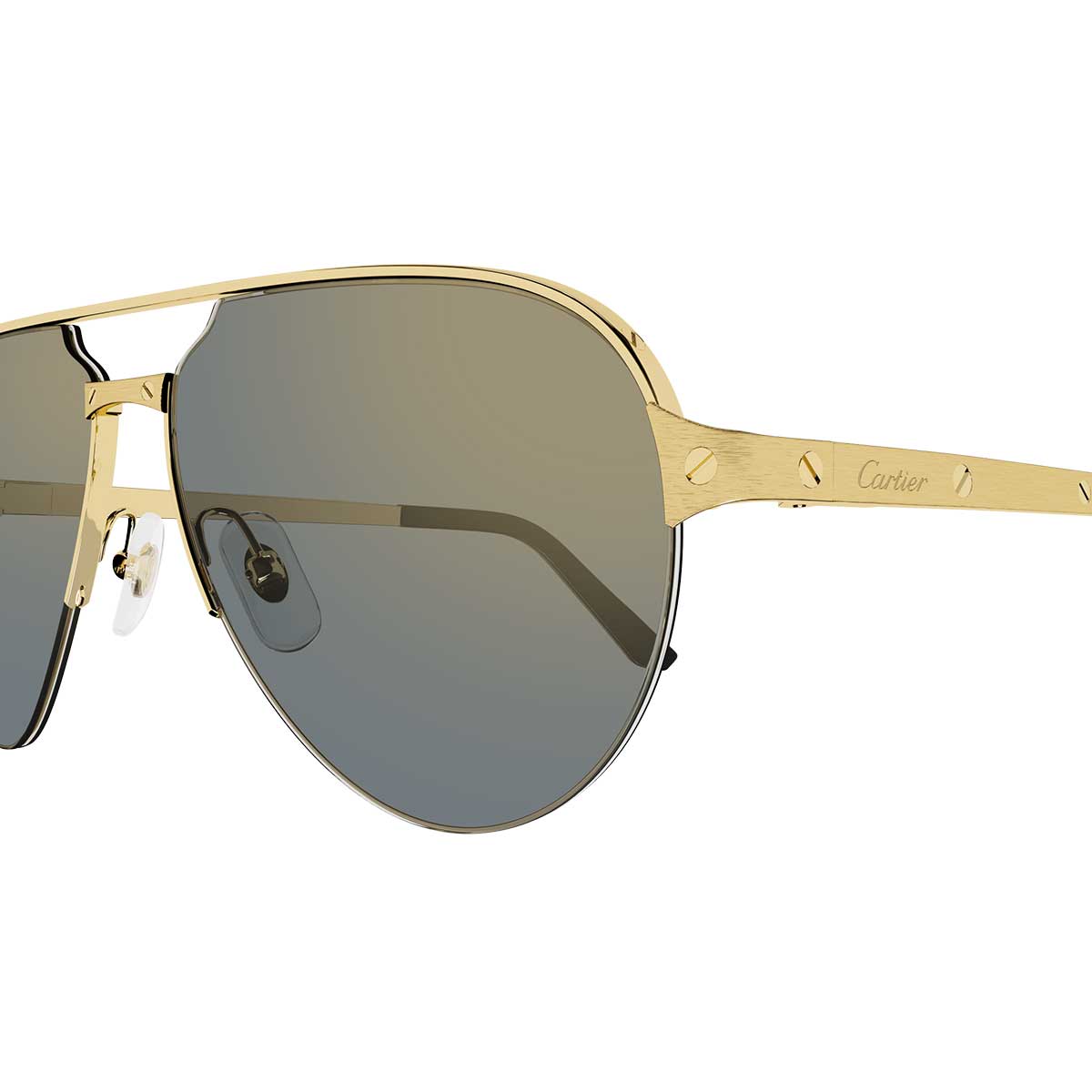 Cartier Occhiali da Sole CT0386S 003 Oro/Bronzo Uomo
