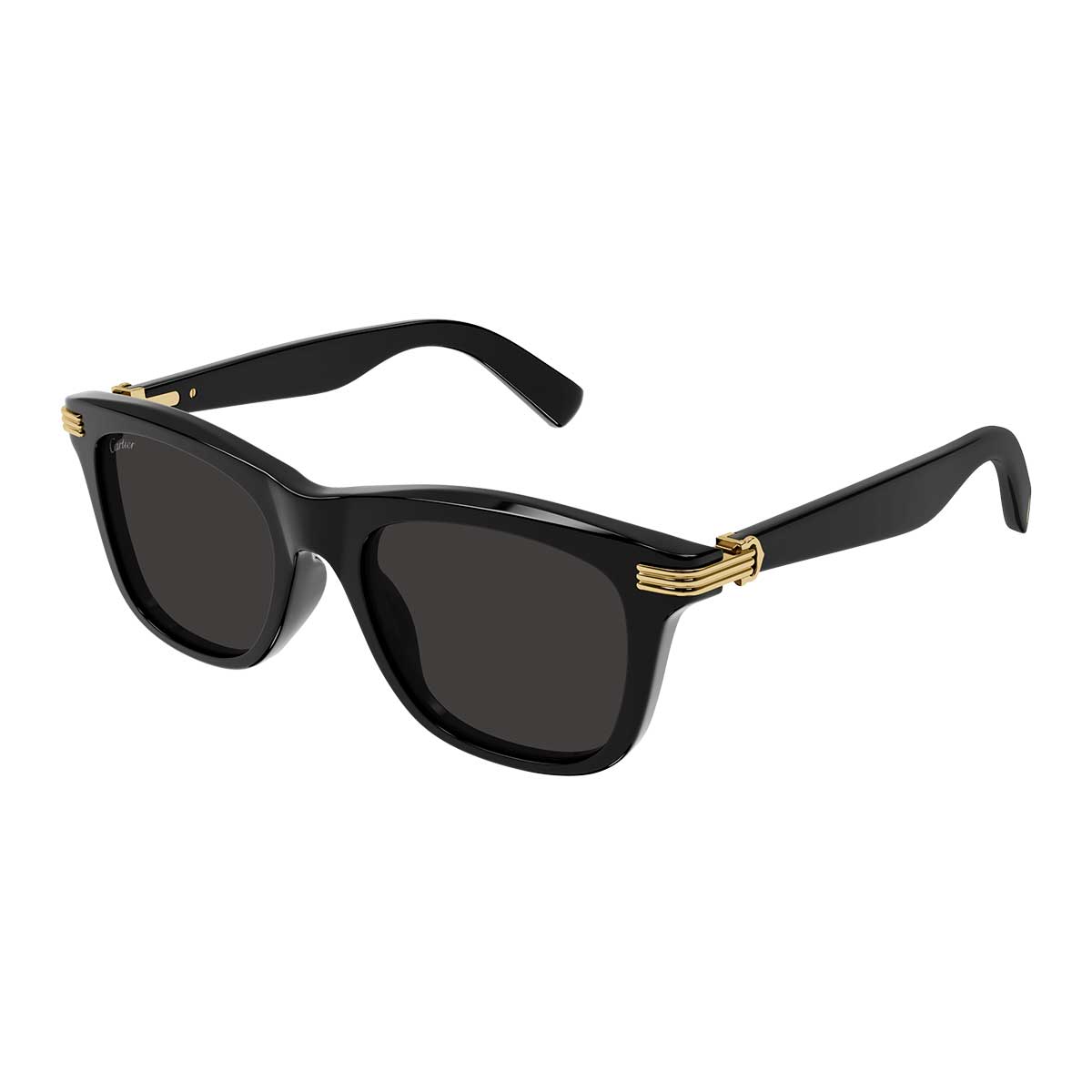 Cartier Occhiali da Sole CT0396S 001 Nero/Grigio Uomo 2