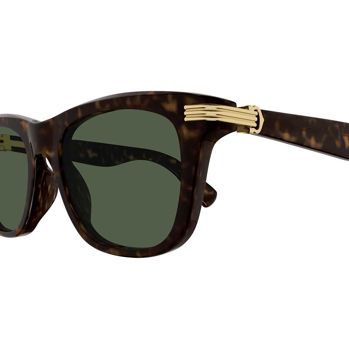 Cartier Occhiali da Sole CT0396S 002 Marrone/Verde Uomo 3