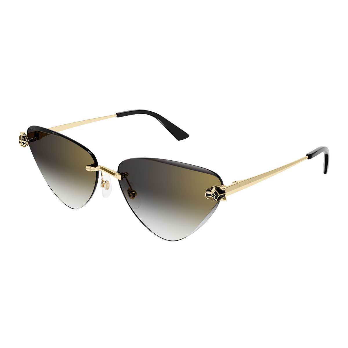 Cartier Occhiali da Sole CT0399S 001 Oro/Grigio Donna 2