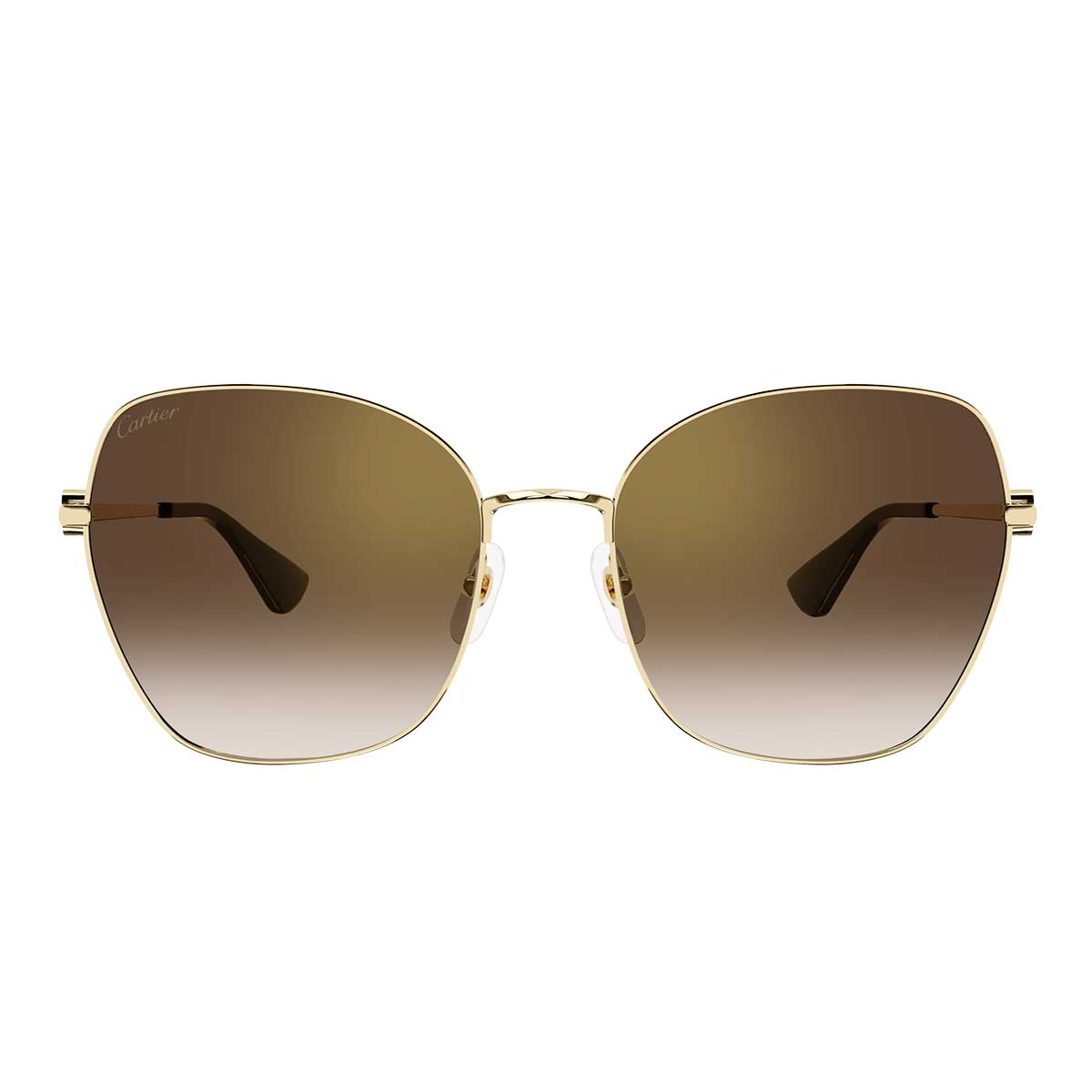 Cartier Occhiali da Sole CT0402S 002 Oro/Marrone Donna
