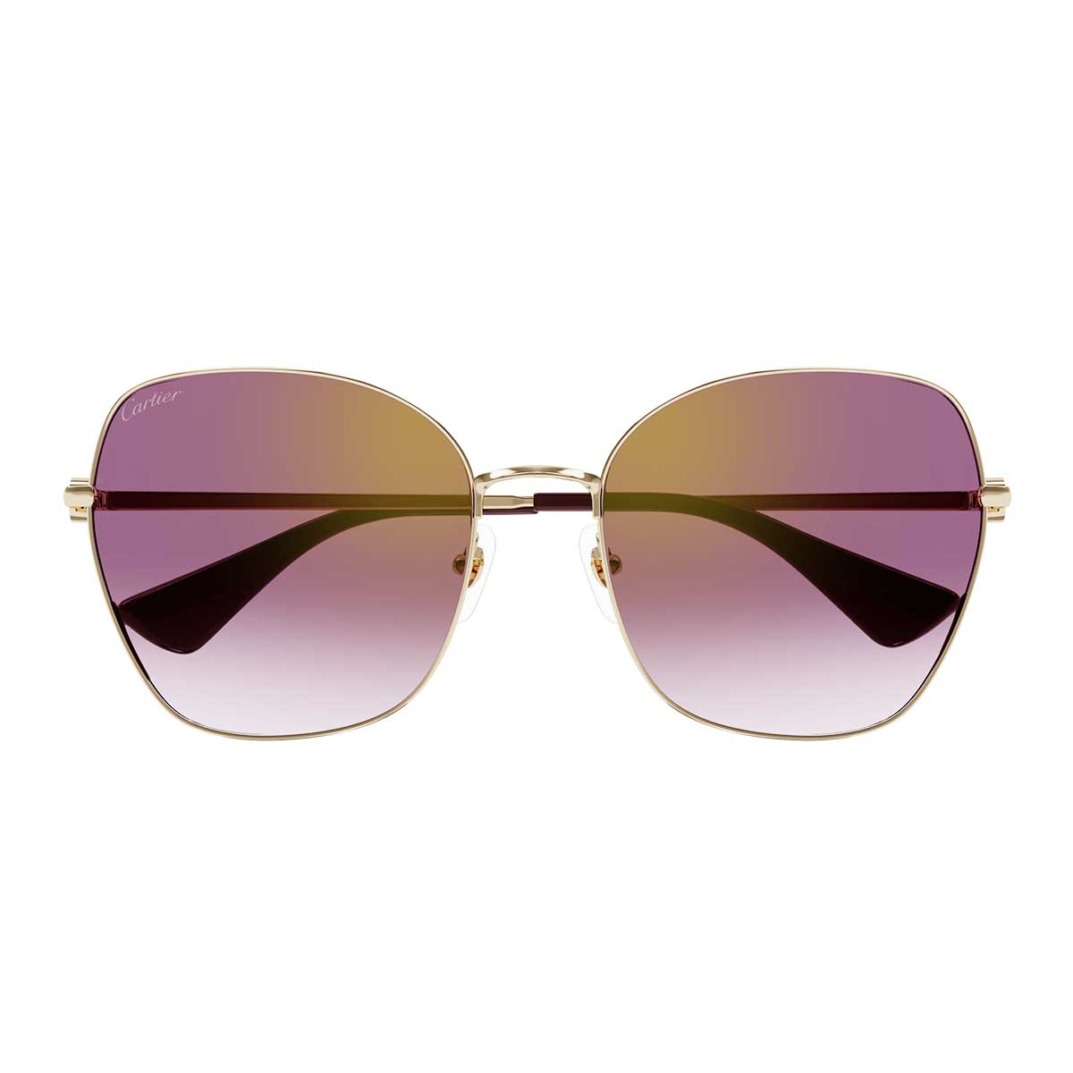 Cartier Occhiali da Sole CT0402S 003 Oro/Rosso Donna