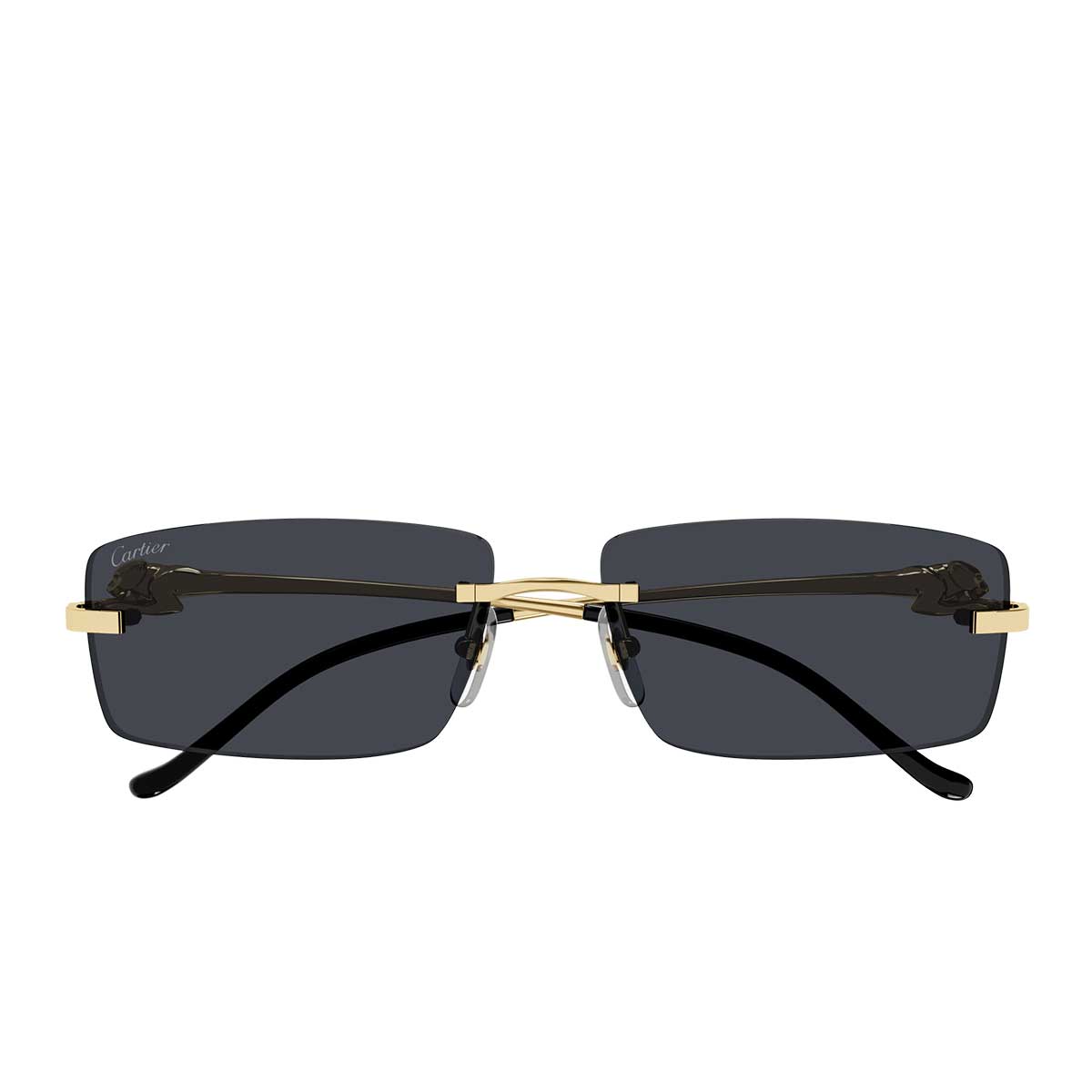 Cartier Occhiali da Sole CT0430S 001 Oro/Grigio Unisex