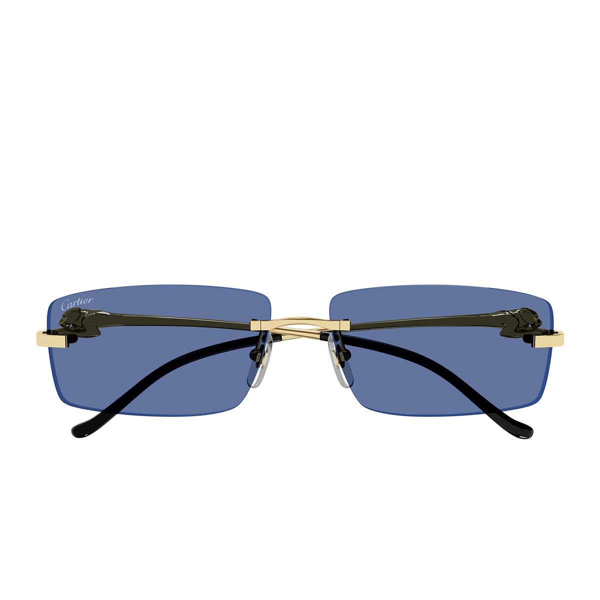 Cartier Occhiali da Sole CT0430S 004 Oro/Blu Unisex