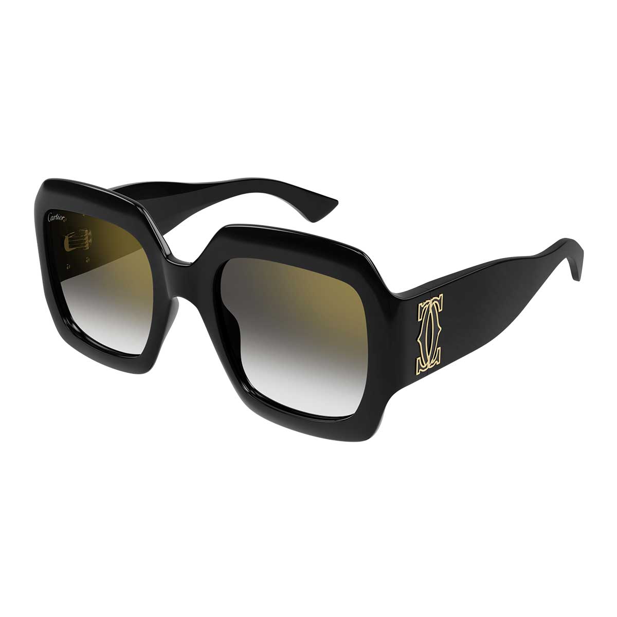 Cartier Occhiali da Sole CT0434S 001 Nero/Grigio Donna 2