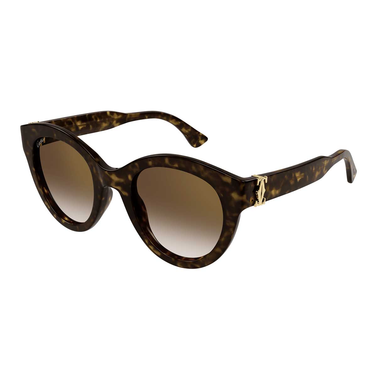 Cartier Occhiali da Sole CT0436S 002 Marrone/Marrone Donna 2