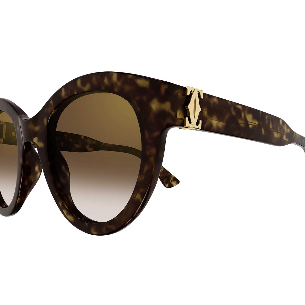 Cartier Occhiali da Sole CT0436S 002 Marrone/Marrone Donna 3