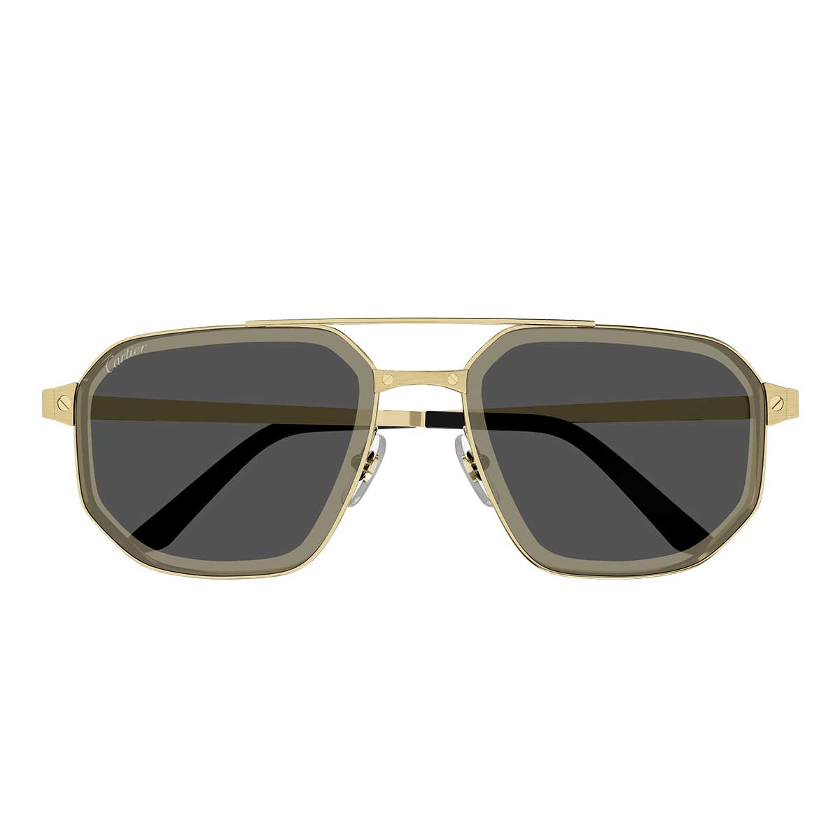 Cartier Occhiali da Sole CT0462S 005 Oro/Grigio Uomo
