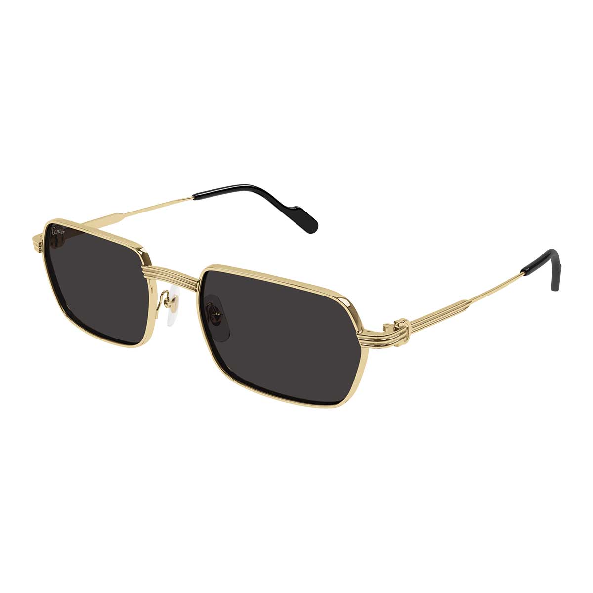 Cartier Occhiali da Sole CT0463S 001 Oro/Grigio Uomo 2