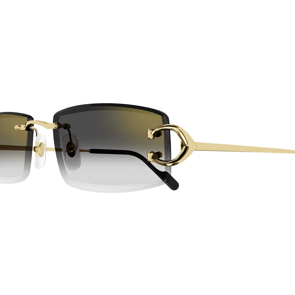 Cartier Occhiali da Sole CT0465S 001 Oro/Grigio Uomo 3