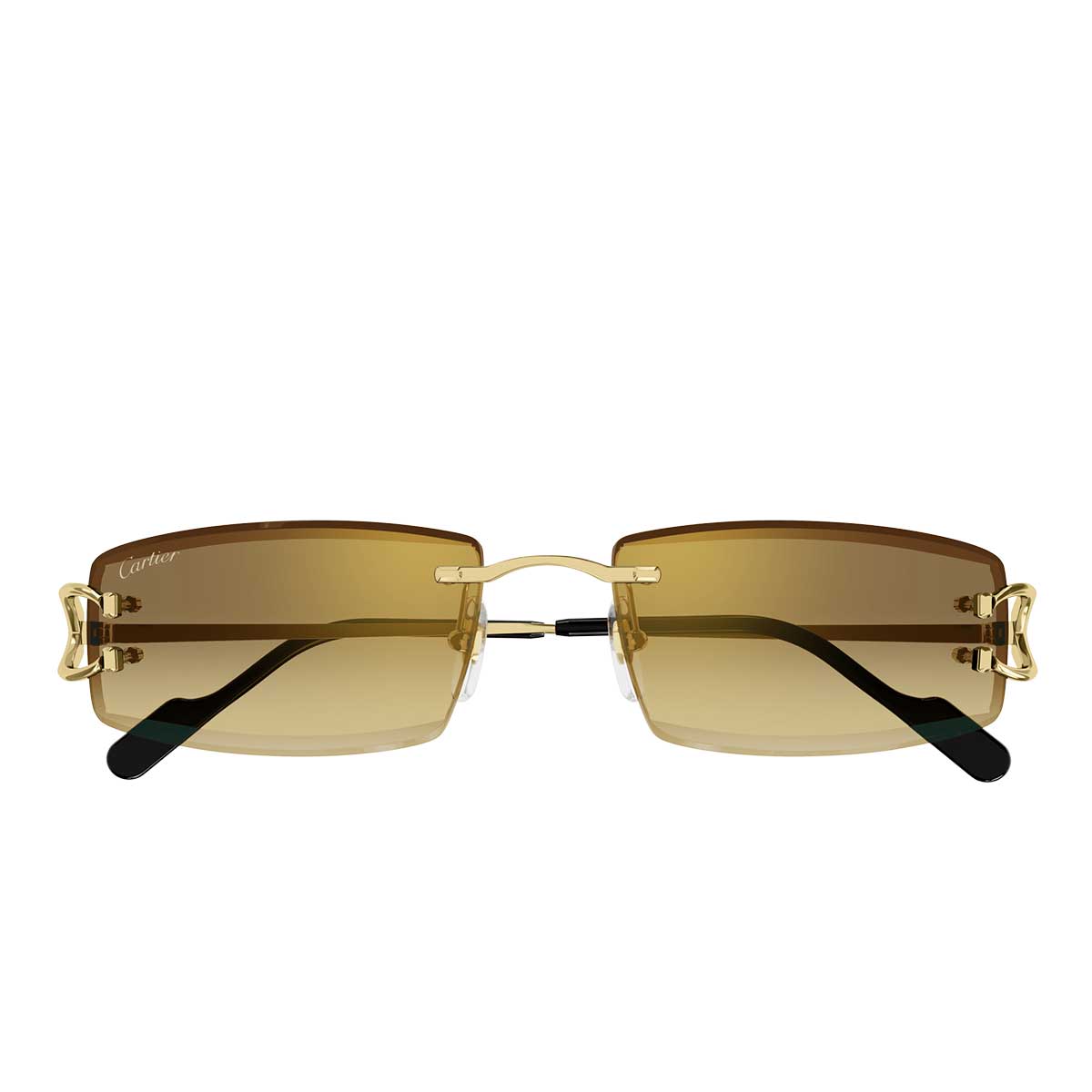 Cartier Occhiali da Sole CT0465S 004 Oro/Marrone Uomo