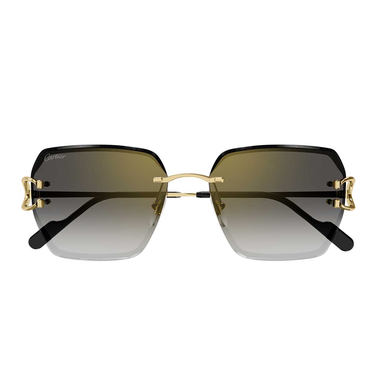 Cartier Occhiali da Sole CT0466S 001 Oro/Grigio Donna