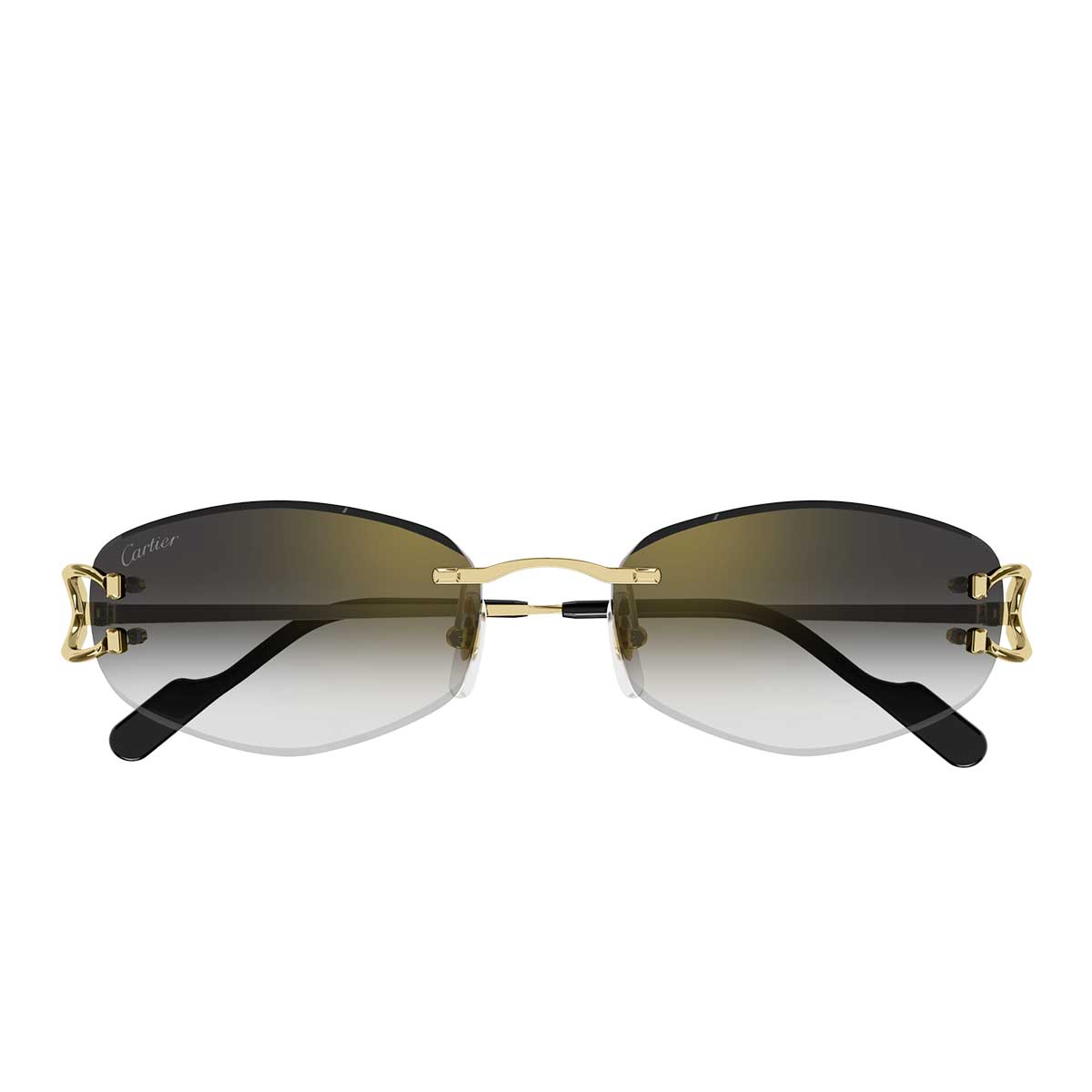 Cartier Occhiali da Sole CT0467S 001 Oro/Grigio Donna