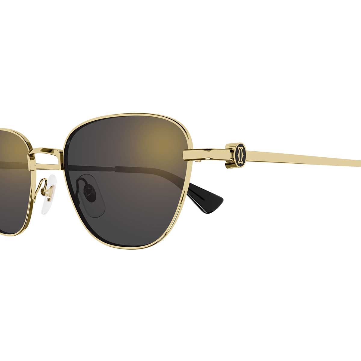 Cartier Occhiali da Sole CT0469S 001 Oro/Grigio Donna 3