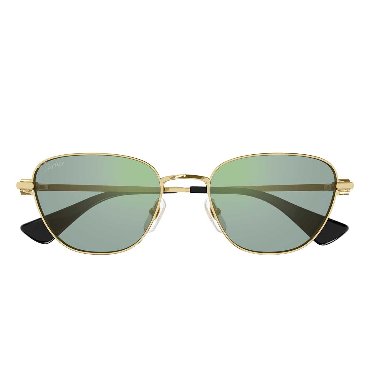 Cartier Occhiali da Sole CT0469S 003 Oro/Verde Donna