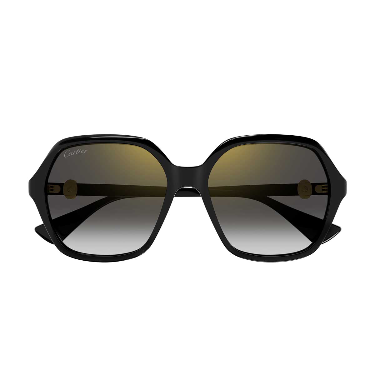 Cartier Occhiali da Sole CT0470S 001 Nero/Grigio Donna