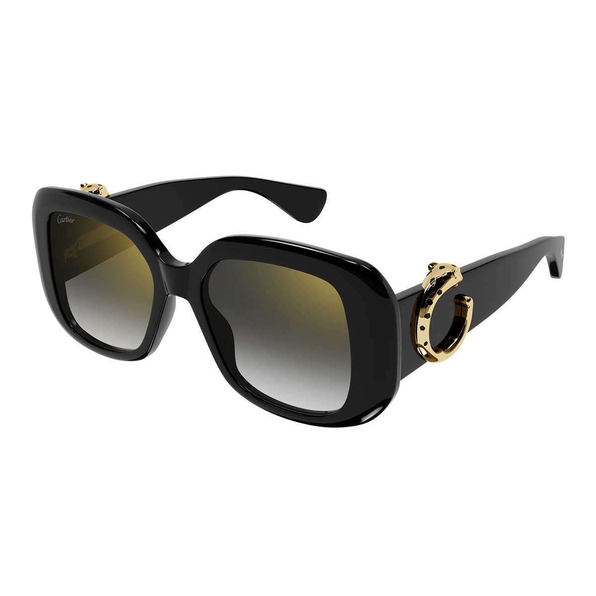 Cartier Occhiali da Sole CT0471S 001 Nero/Grigio Donna 2