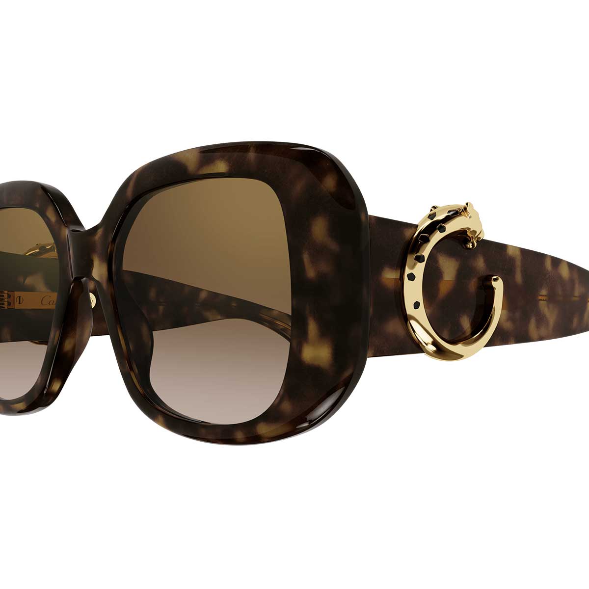 Cartier Occhiali da Sole CT0471S 002 Marrone/Marrone Donna 3