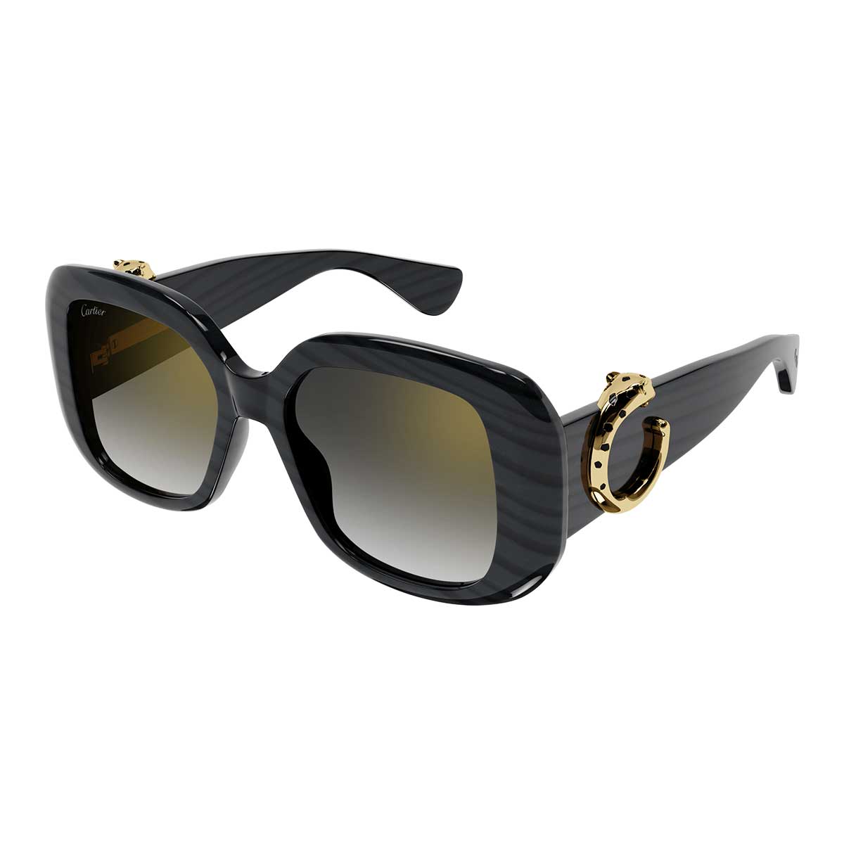 Cartier Occhiali da Sole CT0471S 003 Grigio/Grigio Donna 2