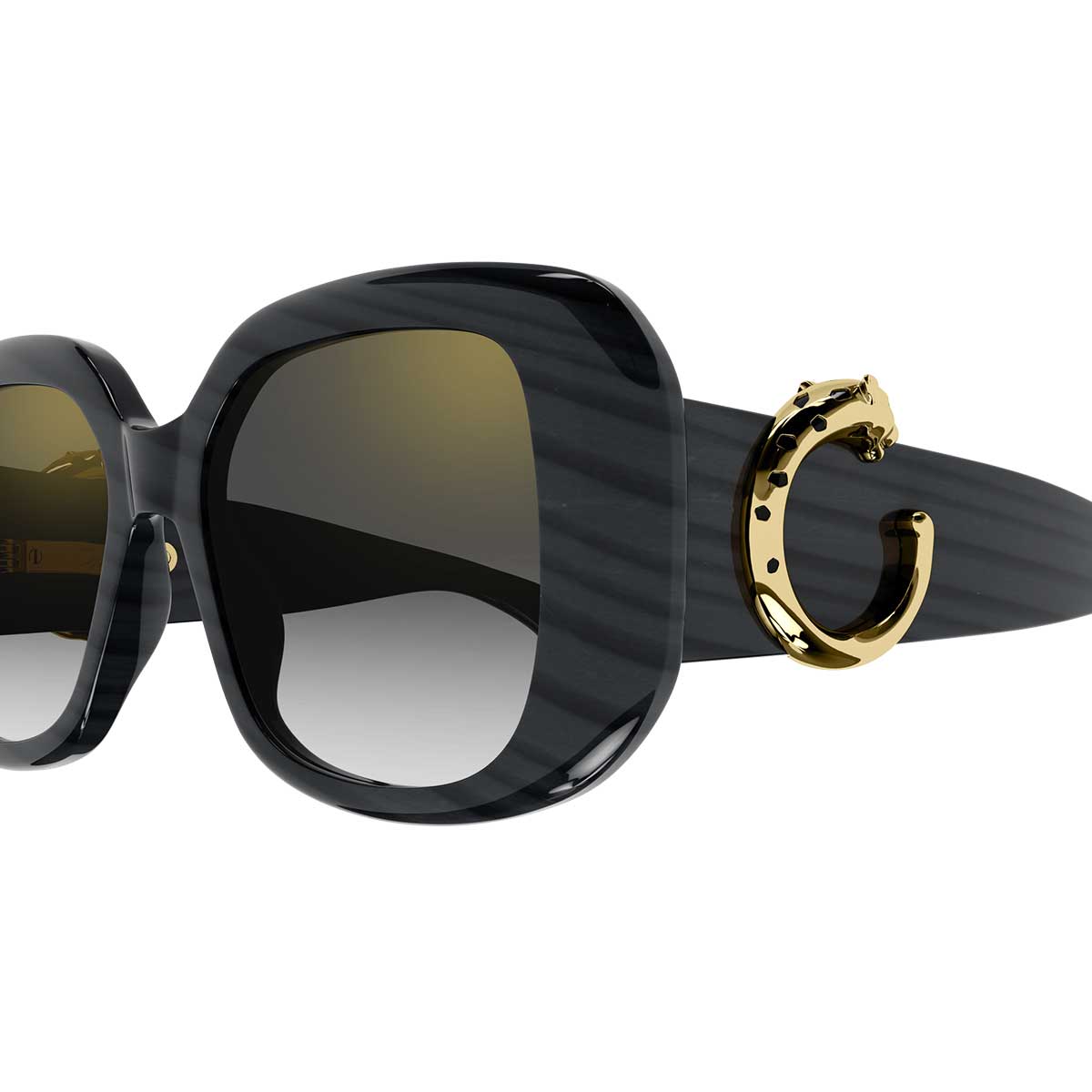 Cartier Occhiali da Sole CT0471S 003 Grigio/Grigio Donna 3