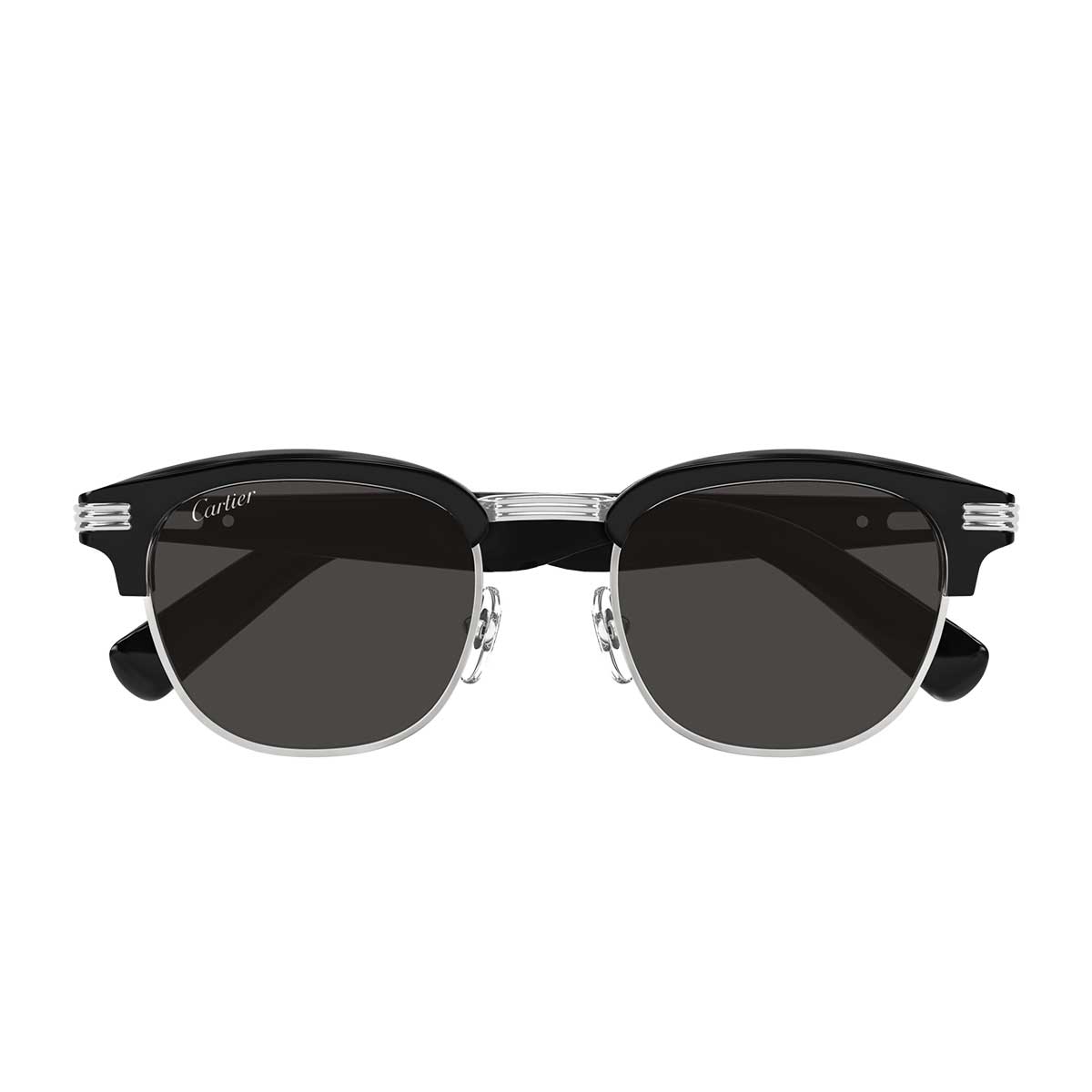 Cartier Occhiali da Sole CT0496S 001 Nero/Grigio Uomo