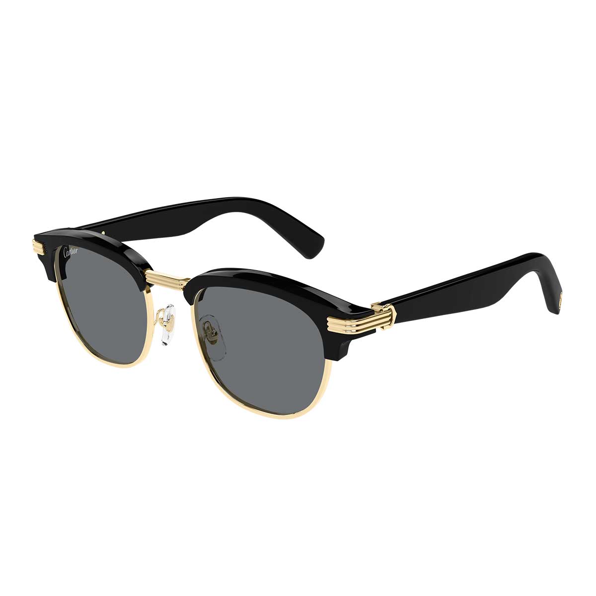 Cartier Occhiali da Sole CT0496S 003 Nero/Grigio Uomo 2