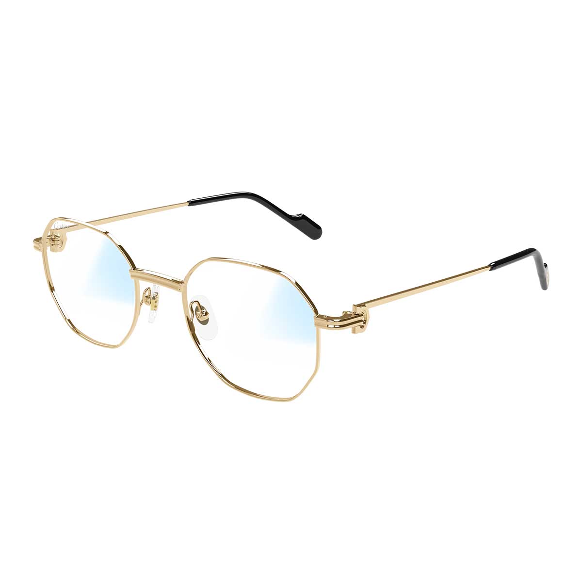 Cartier Occhiali da Sole CT0500S 005 Oro/Trasparente Unisex Fotocromatici 4