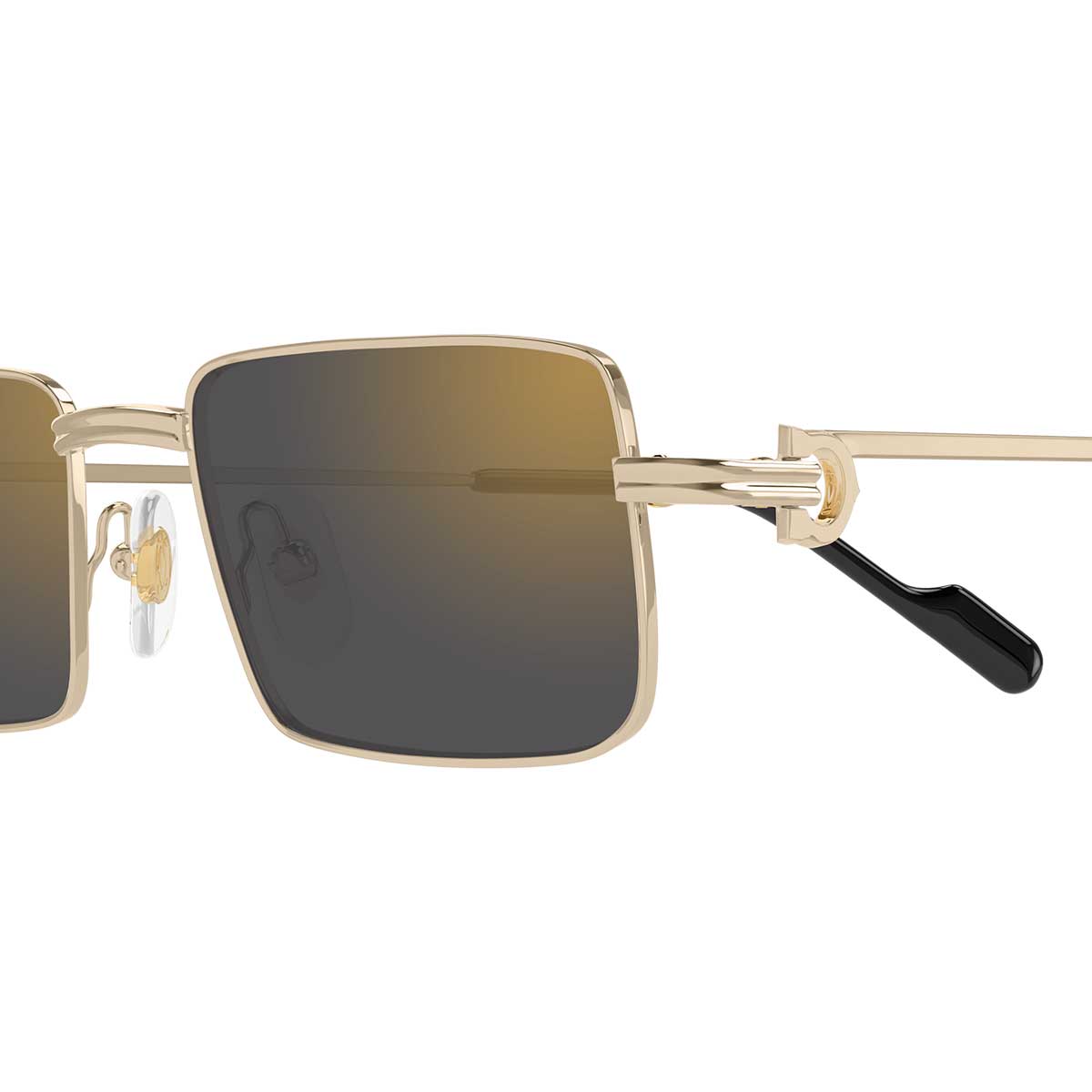 Cartier Occhiali da Sole CT0501S 001 Oro/Grigio Unisex 3
