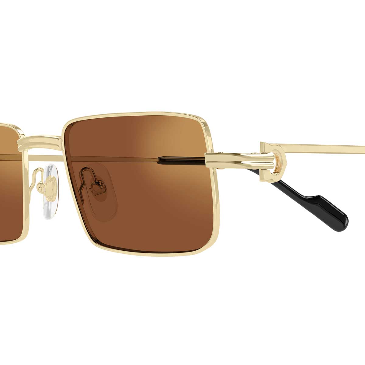 Cartier Occhiali da Sole CT0501S 006 Oro/Rosso Unisex 3