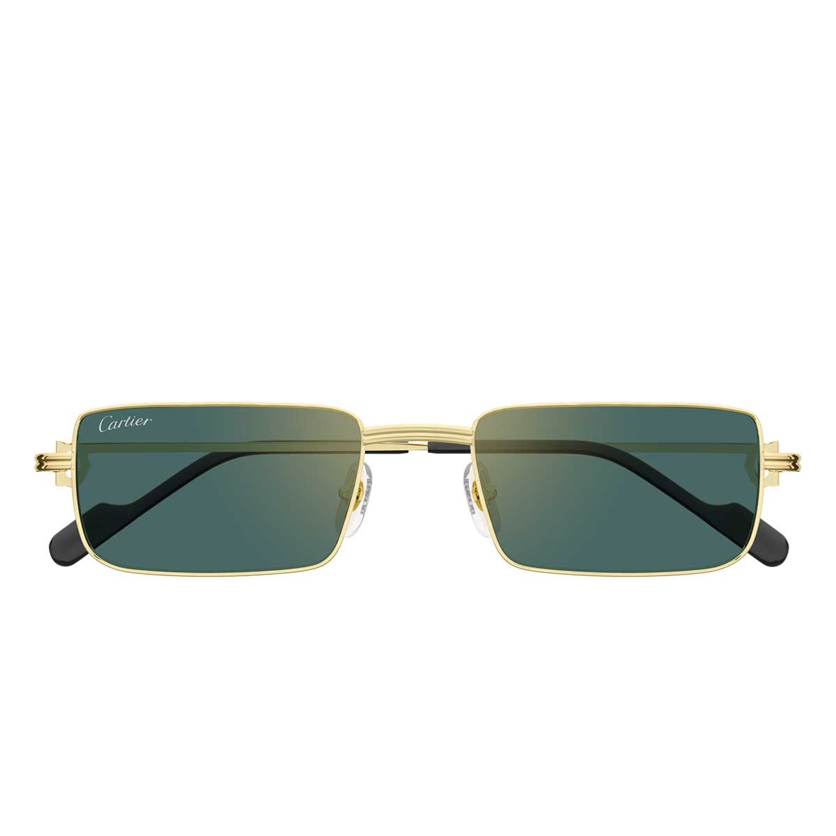 Cartier Occhiali da Sole CT0501S 007 Oro/Verde Unisex