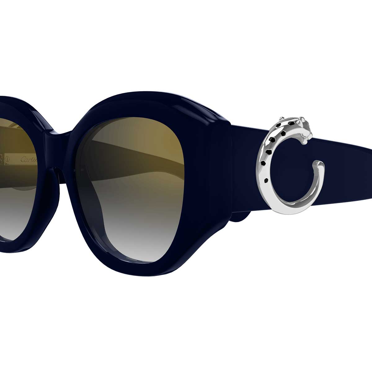 Cartier Occhiali da Sole CT0502S 003 Blu/Grigio Donna 3