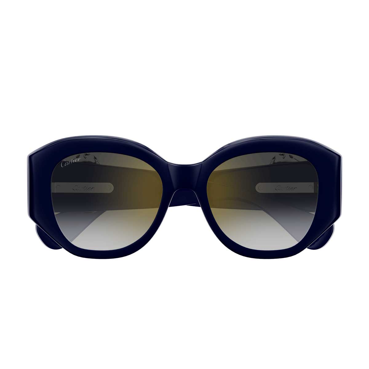 Cartier Occhiali da Sole CT0502S 003 Blu/Grigio Donna