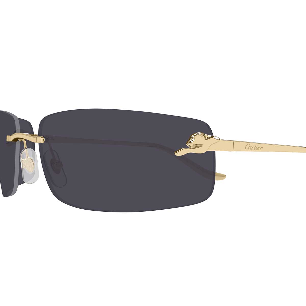 Cartier Occhiali da Sole CT0503S 001 Oro/Grigio Unisex 3