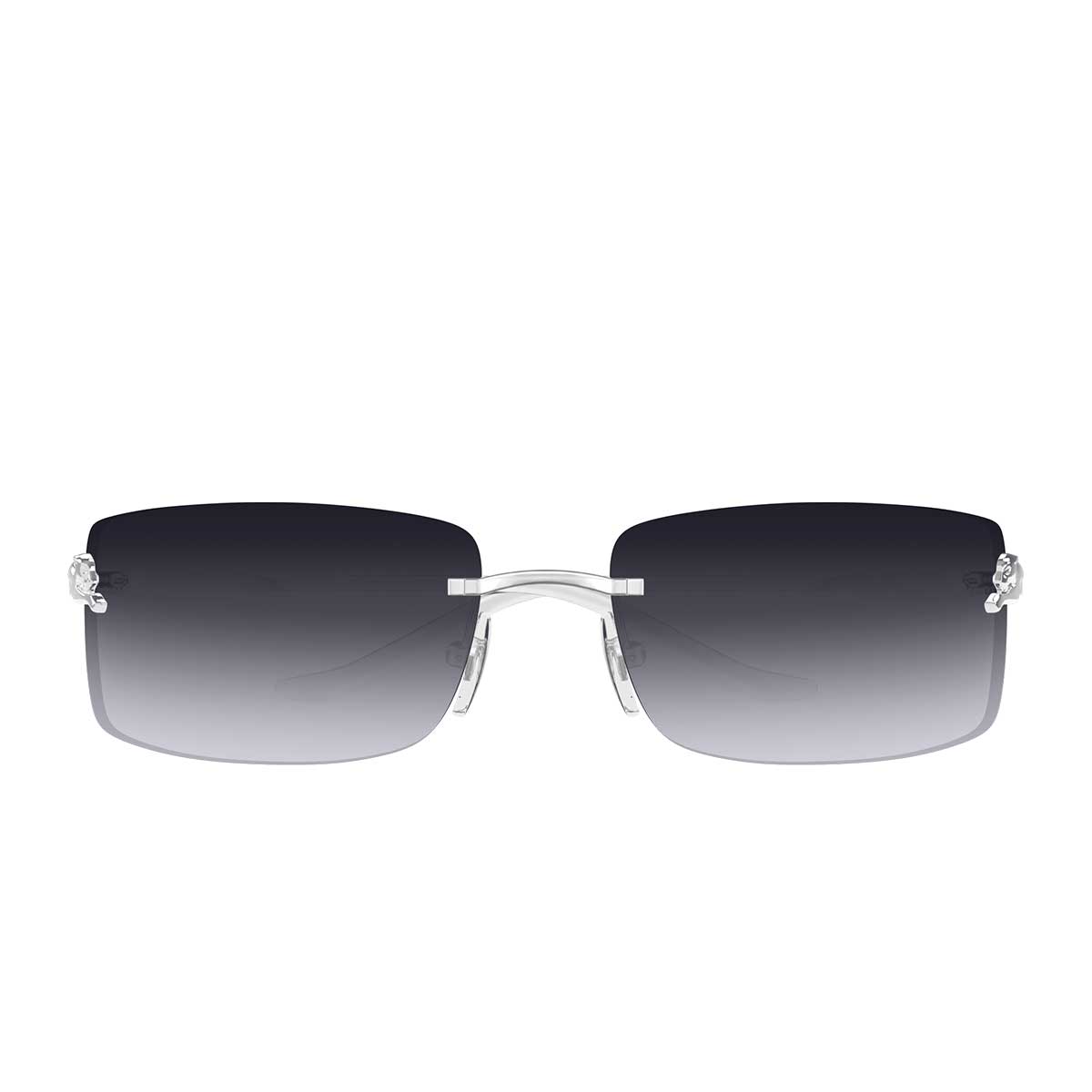 Cartier Occhiali da Sole CT0503S 002 Argento/Grigio Unisex