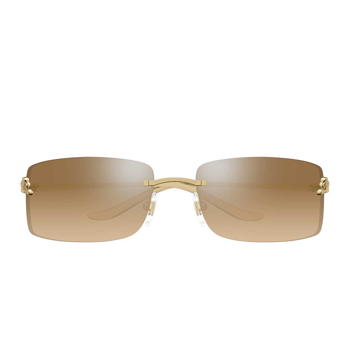 Cartier Occhiali da Sole CT0503S 004 Oro/Marrone Unisex