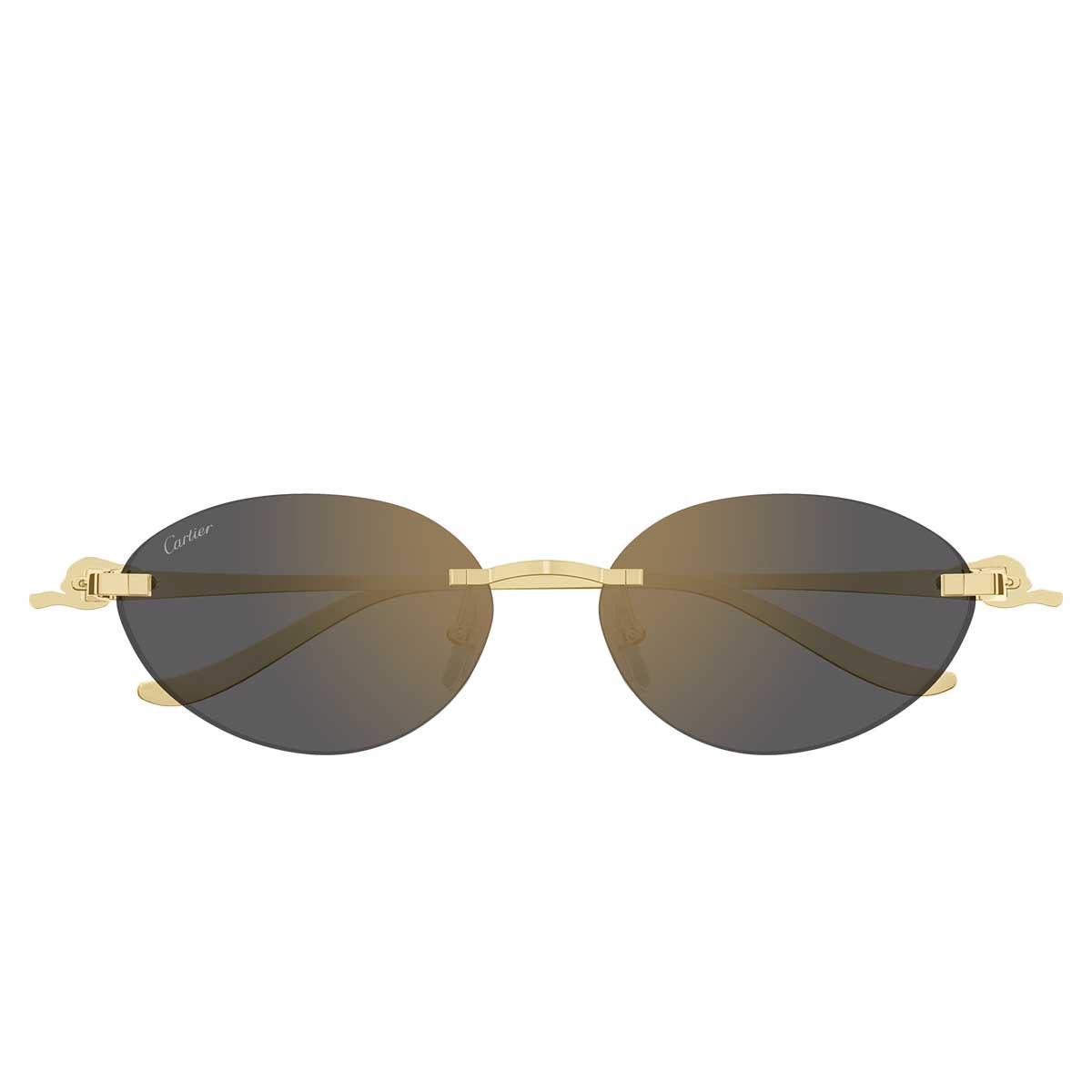 Cartier Occhiali da Sole CT0504S 001 Oro/Grigio Donna