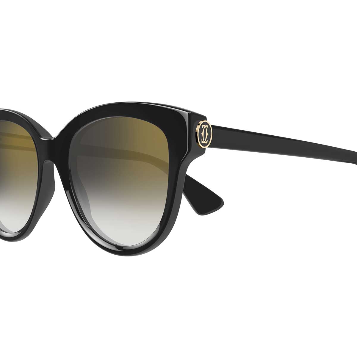 Cartier Occhiali da Sole CT0506S 001 Nero/Grigio Donna 3